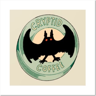 Cryptid Coffee logo Posters and Art